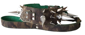 collar y correa para perros camuflaje militar