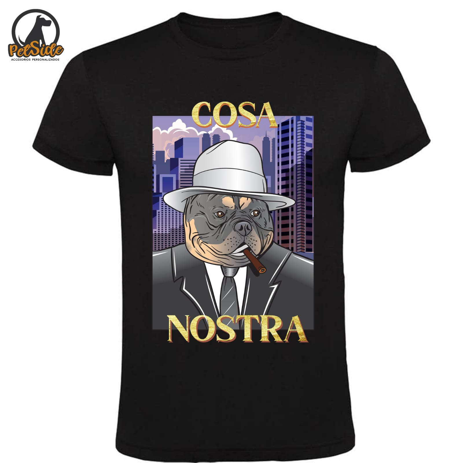 Camiseta negra Cosa Nostra
